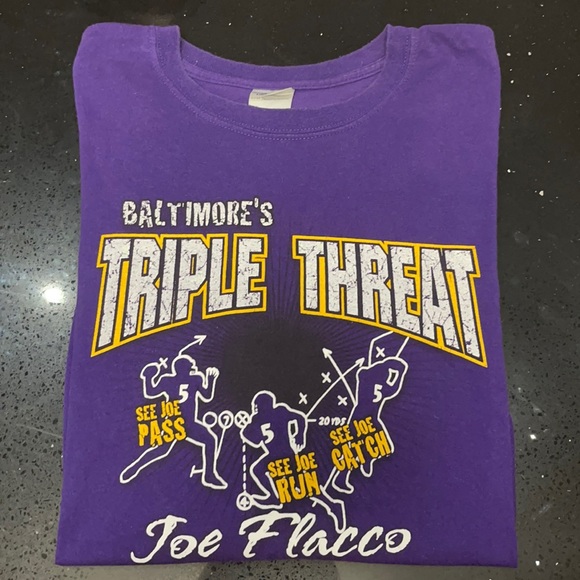 Gildan Other - Vintage Joe Flaco Baltimore Ravens tshirt